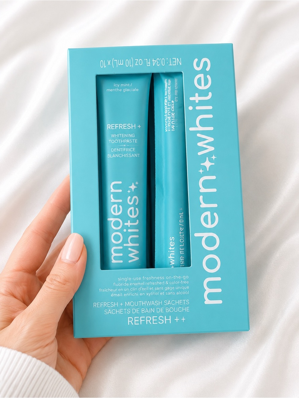 Modern Whites Refresh+ Whitening Toothpaste Sachets - Aqua Blue - Picture 5 of 6
